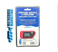 CONTAORE DIGITALE WIRELESS A VIBRAZIONI SENZA FILI RESET PARZIALE MOTOCROSS RED