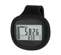 Contapassi a clip, accurato pedometro 3D da camminata, ampio display a LED da 2,4 cm, semplice attività con pulsante, monitor fitness in silicone leggero, per camminare, escursionismo, corsa