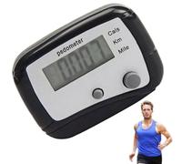 Contapassi compatto, Walking Calorie Step Counter - Contapassi a pochi passi miglia/km | Contapassi multifunzionale con clip per sport all'aria aperta, fitness quotidiano