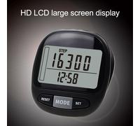 Contapassi LCD Grande Schermo 3D Sensore Contapassi 7-day Memoria Eserzio Time