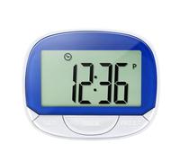 Contapassi per camminare | Contapassi da passeggio semplice con clip,Fitness Step con orologio, contapassi sportivo portatile per passi/distanza/calorie