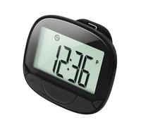 Contapassi per camminare | Contatore di camminata semplice con clip | Grande schermo da 55 mm con orologio, contatore di passo preciso, distanza di camminata, contatore di calorie