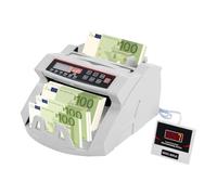 Contapoldi, contatore banconote con protezione UV, MG, IR, rilevazione dei fondi falsi, grande LED per paesi con valute magnetiche come dollari Euro Sterlina Argentina Brasile Venezuela