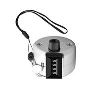 Contatore a mano a 4 cifre Easy Carry Handheld per persone efficienti, contatore di materiale ABS nello spazio pubblico e conta le conoscenze aziendali e le conoscenze aziendali
