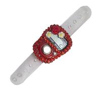 Contatore a Scatto | Contatore Digitale elettronico - Meccanico resettabile Regolabile con Design Floreale con Strass, Portatile per la Pratica didattica