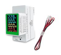 Contatore AC50-300Volt 100A di energia monofase delle retroilluminazioni di Digital della ferrovia di baccano