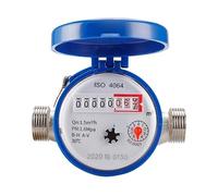 Contatore Acqua Durevole Contatore Acqua, Contatore Acqua Fredda 1,5 m3/h 0-30 ℃ Preciso Fino a 0,0001 for Uso Domestico in Giardino Facile da Leggere Misuratore di portata del liquido