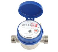 Contatore 'acqua in Rame Indicatore 'acqua Meccanico 15 Mm Quadrante di Facile Lettura per Uso Domestico Temperatura Generale