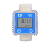 Contatore Acqua, Misuratore Di Portata Del Carburante Digitale K24 Da 1 Pezzo Gau LCD Misuratore Di Portata Del Carburante Prodotti Chimici Misuratori Di Portata Del Liquido Di Mare 'acqua Strumenti D
