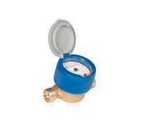 CONTATORE ACQUA QUADRANTE ASCIUTTO 1/2" 3/4" COMPLETO DI RACCORDI