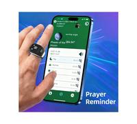 Contatore Ad 3 In 1 con Display OLED, Contatore Elettronico Tasbih con Albero Intercambiabile, per La Preghiera, Colore Verde.