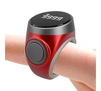 Contatore ad anelli, anello contatore di linee, con display digitale elettronico, strumento per conteggi delle preghiere portatili, contatore numerico Clicker Meditation Relax attivo | Multipurpose