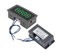 Contatore automatico digitale Mini 4 cifre 0-999 Contatore su/giù Plus/Contatore pannello meno contatore con cavo (verde)