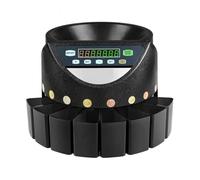Contatore automatico for monete in euro da 300 monete/min, professionale, elettrico, con display a LED, for negozi scolastici, banche e attività commerciali Industriale,Commerciale