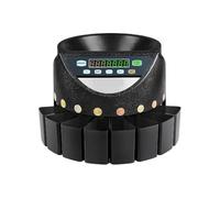 Contatore automatico professionale for monete in euro da 300 monete/min, con a LED, for scuole, negozi, banche e attività commerciali Per principianti del fai da te