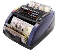 Contatore banconote USD/EUR, 110 V, rilevatore falso, modalità somma/lotto/automatico/manuale