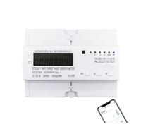Contatore bidirezionale intelligente trifase 80A con timer, monitoraggio del consumo energetico, interruttore kWh, wattmetro 3 * 120V 3 * 220V