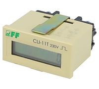 Contatore CLI-11T/230: elettronico LCD Impulsi 0-999999 Cancellazione: elettrico