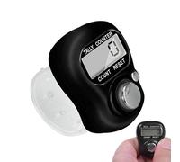 Contatore Clicker elettronico - Contatore elettronico | Contatori manuali, contatori di conteggio delle dita resettabili digitali LCD Clicker per uncinetto, inventario, sport, conteggio mare