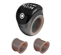 Contatore Clicker Ring - Contatore per dita con connessione app, anello di conteggio leggero per camminare, golf, matematica, uso in classe, monitoraggio preciso in reale | Design in silicone