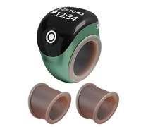 Contatore Clicker Ring - Contatore per dita con connessione app, anello di conteggio leggero per camminare, golf, matematica, uso in classe, monitoraggio preciso in reale | Design in silicone