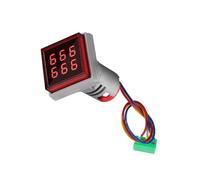 Contatore con display digitale con foro di ventilazione retroilluminato a LED Contatore quadrato Contatore a risposta rapida Contatore Meter 0-999999