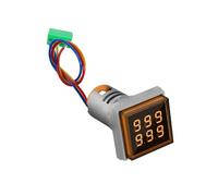 Contatore con display digitale con foro di ventilazione retroilluminato a LED Contatore quadrato Contatore a risposta rapida Contatore Meter 0-999999