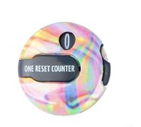 Contatore da golf con reset, portatile, per un massimo di 12 colpi, compatto, a clip, per guanti da golf, borsa o cintura, leggero (arcobaleno)