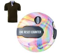 Contatore del punteggio di golf, contatori di colpi da golf per le donne contatori Clicker Clip per golfisti Guanti Borsa Cappello, Iridescente, Consulte la descripción, Vedere la