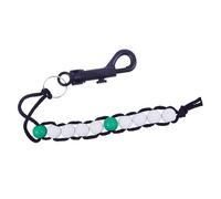 Contatore del punteggio Golf - Contatori di perle - Accessorio portatile da golf con sfere bianche e verdi | Braccialetto con marcatore di punti, clip per cintura, corda in ABS resistente, leggero e