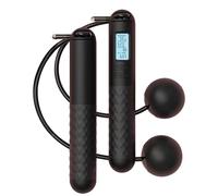 Contatore Della Corda Per Salto Wireless | seilles Fitness Jumping Rope | Surp Froom Ponderata Intelligente | Corda Wireless Con Display A LED E Palle Per Allenamento In Fiamme In Palestra A Casa