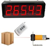 Contatore della linea di produzione a raggi infrarossi con memoria di spegnimento, conta fino a 99999 per l'efficienza di fabbrica e officina