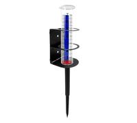 Contatore della pioggia d'acqua - Misuratore preciso, supporto in metallo robusto, indicatore liquido chiaro, costruzione resistente alle intemperie | Home Garden Backyard Strumento di monitoraggio
