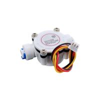 Contatore dell'acqua, DN6 G 1/4 "PE Contatore 'acqua Sensore Di Flusso Contatore 0.3-10L/min Indicatore Di Alta Precisione Dispenser Misuratore Di Portata J25 21 Dropshipping(YF-S402)