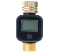 Contatore dell'acqua programmabile, schermo LCD, dati in tempo reale, ABS a risparmio energetico, per applicazioni domestiche ed esterne, monitoraggio in tempo reale del consumo di acqua