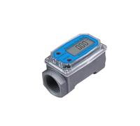 Contatore dell'acqua, Strumenti facili da usare for carburante LCD K24, display digitale elettronico che misura il misuratore di portata multiuso in lega di alluminio ad alta precisione(1 inch)