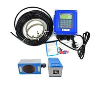 Contatore dell'acqua, TUF-2000B Ultrasonic Flow Meter DN50mm-DN700mm Wall Mounted Type Ultrasonic Liquid Flowmeter IP67 Protezione TM-1 Transducer(Host plus TL1)