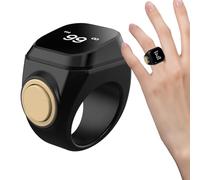 Contatore delle dita - digitale ABS | Disco da gru portatile da 22 mm con funzione di promemoria 'app | Tracciatore di ripetizioni portatile per allenamento, preghiera, appuntamenti e uso