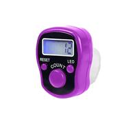 Contatore delle dita manuale | Contatore digitale elettronico ripristinabile per le dita con schermo | Anello portatile per conteggio con display accessori per l'allenamento per bambini adulti