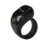 Contatore di Anelli 3 In 1 con Display OLED, Contatore Elettronico Tasbih con Albero Intercambiabile, per La Preghiera, Colore Nero.