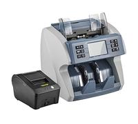 Contatore di banconote, Money Counter Machine Business Cash Register Fake Banknote Detector With 5 Counterfeit Fuction For Euro USD AUD Banks Shops(Counter-Printer)