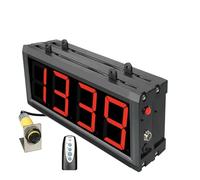 Contatore di cifre a LED, display a due lati con sensore, conta fino a 9999 per linee di montaggio, nastri trasportatori, flusso passeggeri e conteggio veicoli