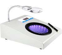 Contatore di Colonie Batteriche Microbiche da 50 W con Penna Contabatterica Macchina per Il Conteggio della Quantità Batterica Diametro 50-150 Mm Strumento per Test di Microbiologia