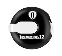 Contatore di colpi da golf con clip | Clicker punteggio 12 colpi accessorio da golf con reset one-to-touch, ideale per golf, conteggio giri e maglieria | Contatore portatile per sport all'ai