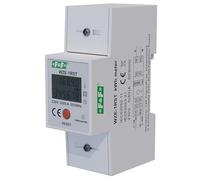 Contatore di consumo 1 fase, contatore di consumo energetico in 1 fase con due posizioni di consumo su display LCD, 80 A, con funzione RESET, WZE-1RST/FIF