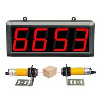 Contatore di conteggio di Digital del LED, contatore a 3 pollici del | Contatore visitatori digitale a LED a 3 cifre per tracciamento accurato, ideale per eventi, linee di produzione e gestione