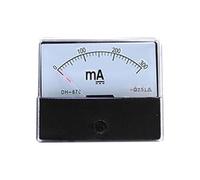 Contatore di corrente analogico DC 1 mA, 20 mA, 30 mA, 50 mA, 100 mA, 200 mA, 300 mA, 500 mA, amperometro DH-670 DH670, 1 pezzo(200MA)