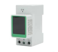 Contatore di corrente digitale con display LCD, 100 A, guida a cappello