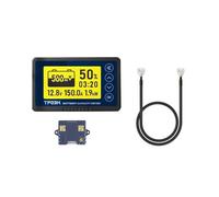 Contatore di Coulomb DC8-120V Indicatore capacità a batteria Tense Corrente 50A/100A/350A/500A for auto elettrica,Test precisi(50A(0-75A))