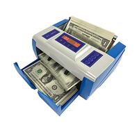 Contatore di denaro, Bill Counter, Money Machine M06 Rilevatore di cassa portatile e è adatto a molte valute estere come NOI, Euro, dollaro Taiwan, ecc